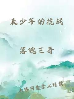 表少爺?shù)目箲?zhàn)